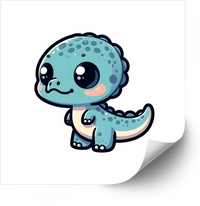 Thumbnail for Cute Baby Dinosaur Sticker | Kawaii Dino Vinyl Decal