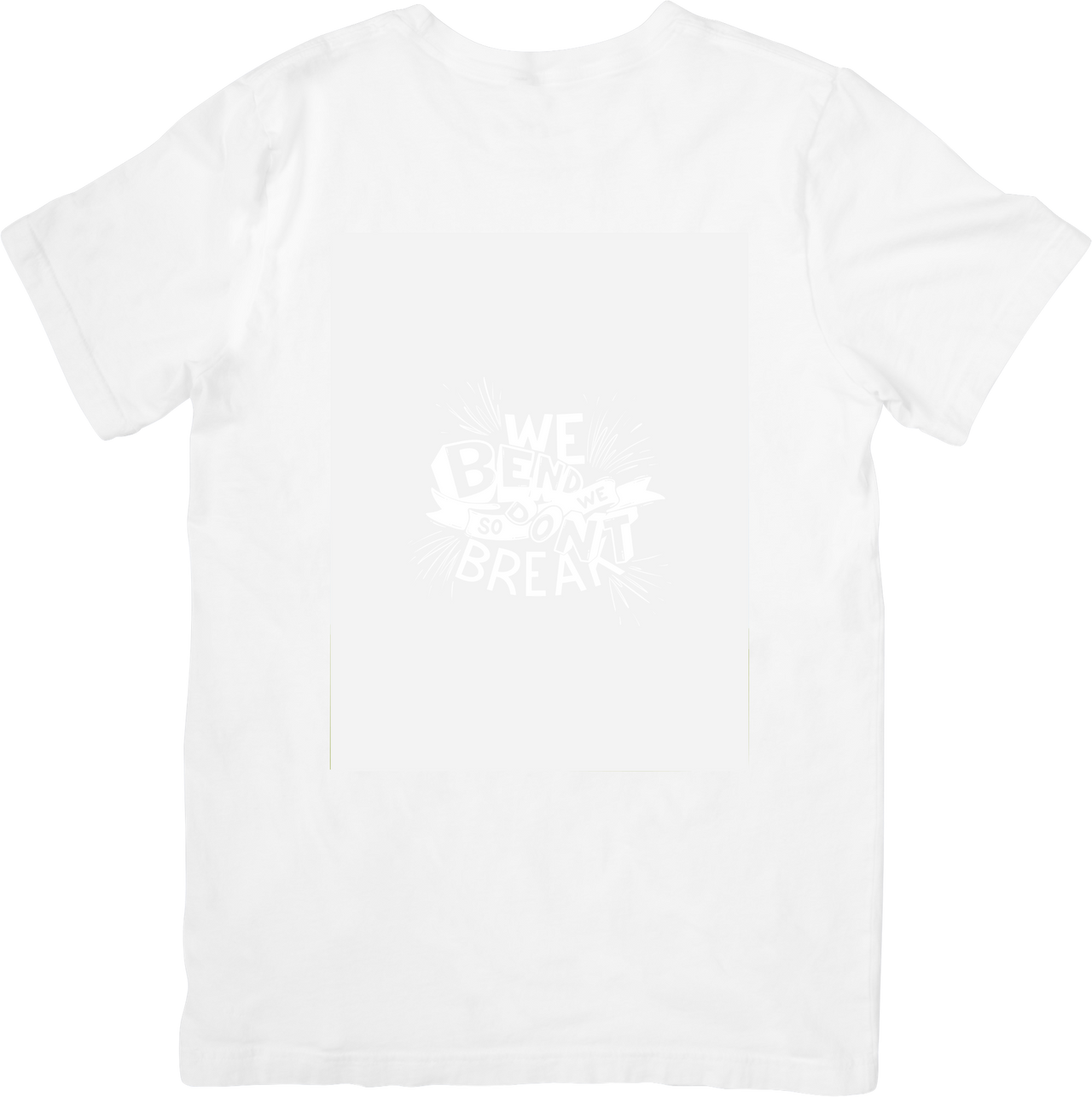 We Rise We Don't Break T-Shirt | Minimalist Motivational Graphic Tee